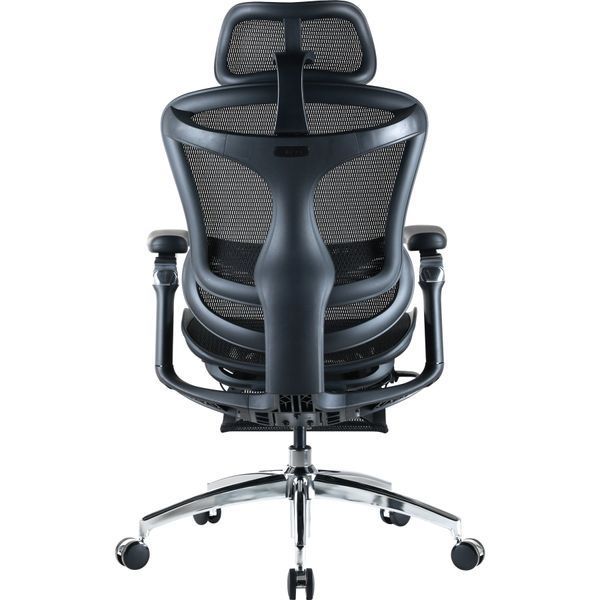 Крісло офісне з підставкою для ніг Sihoo DORO C300 Pro Mesh Black with footrest 000002832 фото