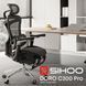 Крісло офісне з підставкою для ніг Sihoo DORO C300 Pro Mesh Black with footrest 000002832 фото 6