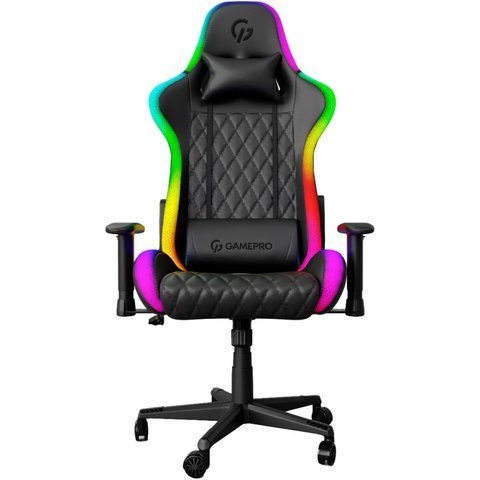 Кресло геймерское GamePro Hero RGB (GC-700-Black) 000000753 фото