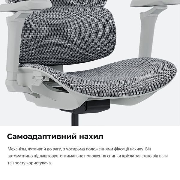 Крісло геймерське Anda Seat X-Air Pro Size XL Mesh Gray 000002192 фото
