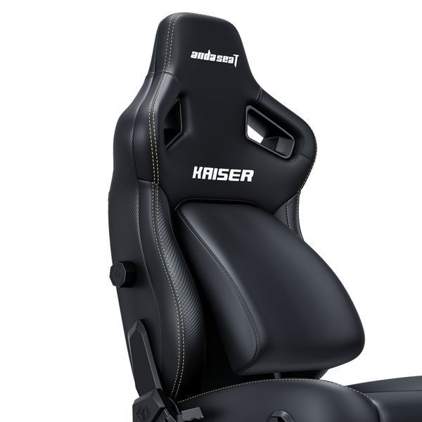 Крісло геймерське Anda Seat Kaiser 4 Black PVC Size L 000001780 фото