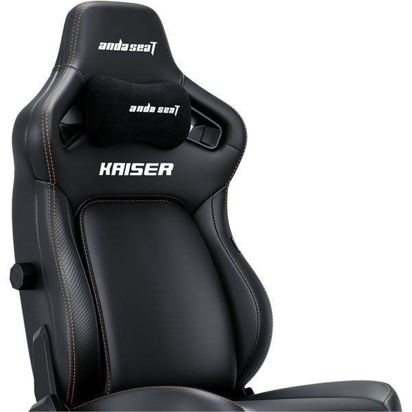 Крісло геймерське Anda Seat Kaiser 4 Black PVC Size L 000001780 фото