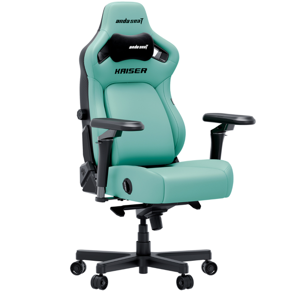 Крісло геймерське ігрове Anda Seat Kaiser 4 V2 Size XL Green PVC 000002785 фото
