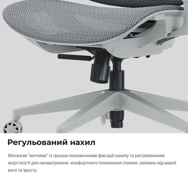 Крісло геймерське Anda Seat X-Air Mega Size XL Mesh Gray 000002191 фото