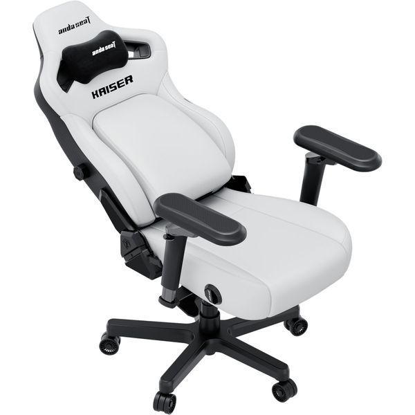 Крісло геймерське ігрове Anda Seat Kaiser 4 V2 Size XL White PVC 000002790 фото