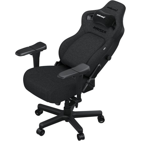 Крісло геймерське Anda Seat Kaiser 4 Dark Grey Fabric Size L 000002245 фото