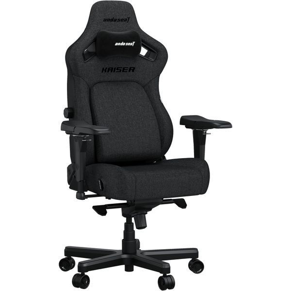 Крісло геймерське Anda Seat Kaiser 4 Dark Grey Fabric Size L 000002245 фото