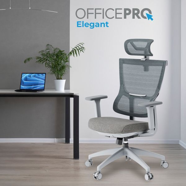 Кресло офисное OfficePro Elegant OC600-G-DG-DG 000002221 фото