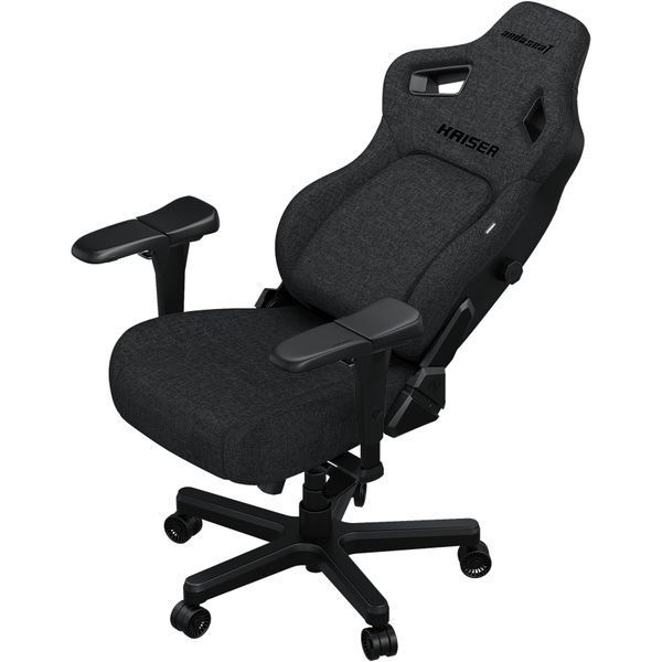 Крісло геймерське Anda Seat Kaiser 4 Dark Grey Fabric Size L 000002245 фото