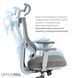 Кресло офисное OfficePro Elegant OC600-G-DG-DG 000002221 фото 12