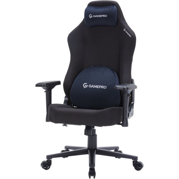 Крісло геймерське GamePro FGC750B Fabric Black 000001769 фото