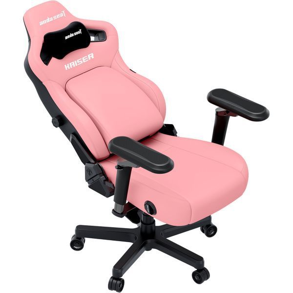 Крісло геймерське ігрове Anda Seat Kaiser 4 V2 Size XL Pink PVC 000002789 фото