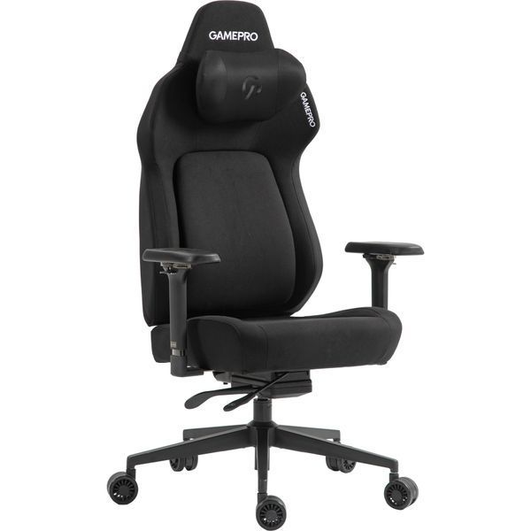 Крісло геймерське GamePro GC925B Fabric Black 000002652 фото