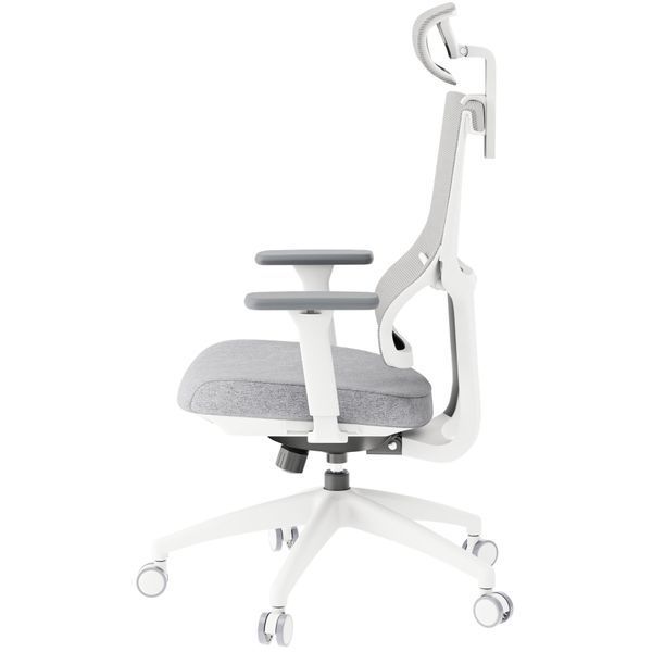 Крісло офісне OfficePro Elegant OC600-W-LG-LG 000002222 фото