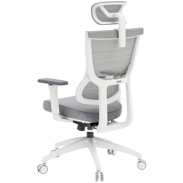 Крісло офісне OfficePro Elegant OC600-W-LG-LG 000002222 фото