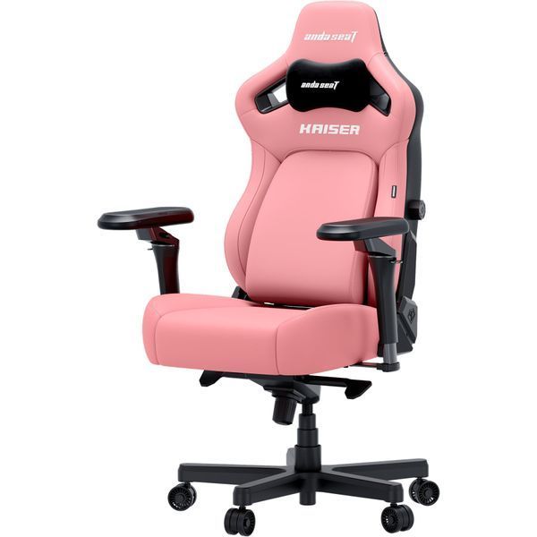 Крісло геймерське ігрове Anda Seat Kaiser 4 V2 Size XL Pink PVC 000002789 фото