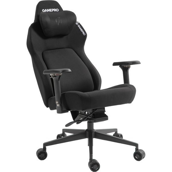 Крісло геймерське GamePro GC925B Fabric Black 000002652 фото
