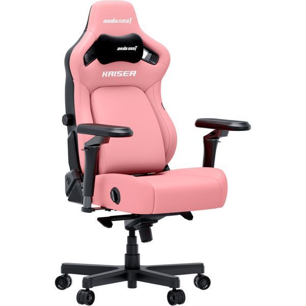 Крісло геймерське ігрове Anda Seat Kaiser 4 V2 Size XL Pink PVC 000002789 фото
