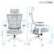 Крісло офісне OfficePro Elegant OC600-W-LG-LG 000002222 фото 18