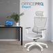 Крісло офісне OfficePro Elegant OC600-W-LG-LG 000002222 фото 9