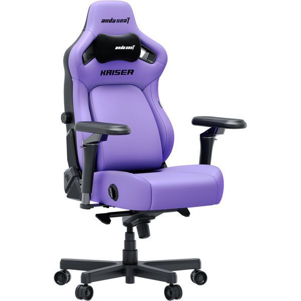 Крісло геймерське ігрове Anda Seat Kaiser 4 V2 Size XL Purple PVC 000002786 фото