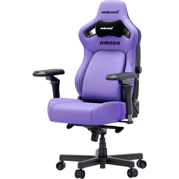 Крісло геймерське ігрове Anda Seat Kaiser 4 V2 Size XL Purple PVC 000002786 фото