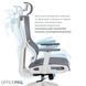 Кресло офисное OfficePro Elegant OC660-W-DG-DG 000002244 фото 12