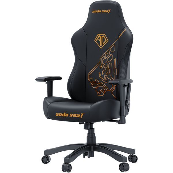 Крісло геймерське Anda Seat Phantom Tiger Edition Black Size L 000001395 фото