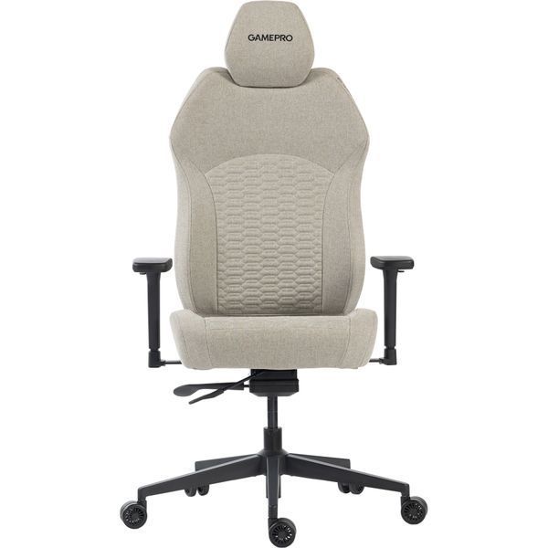 Кресло геймерское GamePro GC760LG Fabric Light Gray 000002648 фото