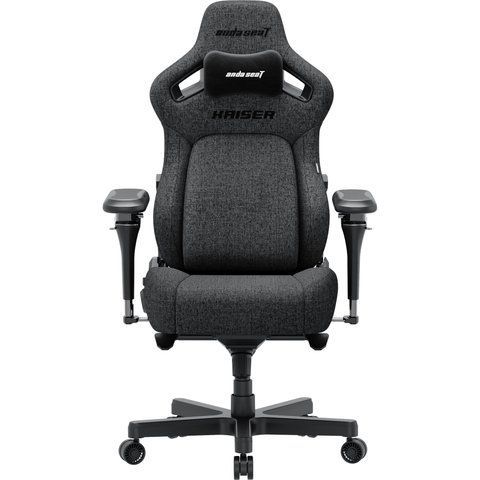 Крісло геймерське Anda Seat Kaiser 4 V2 Size XL Dark Gray Fabric 000002486 фото