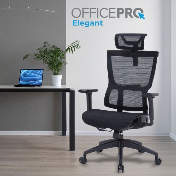 Крісло офісне OfficePro Elegant OC660-B-B-B 000002240 фото