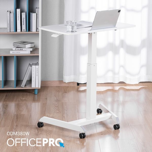 Офісний стіл з регулюванням висоти OfficePro ODM380W 000001201 фото