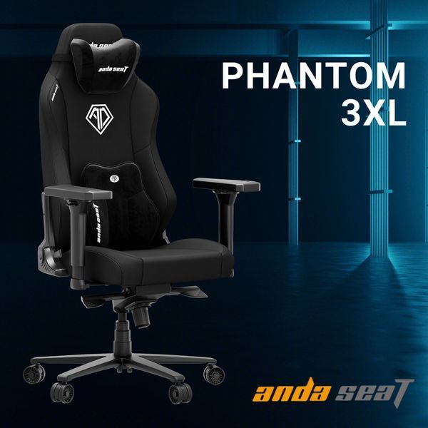 Крісло геймерське Anda Seat Phantom 3 XL Fabric Dark Gray 000002325 фото