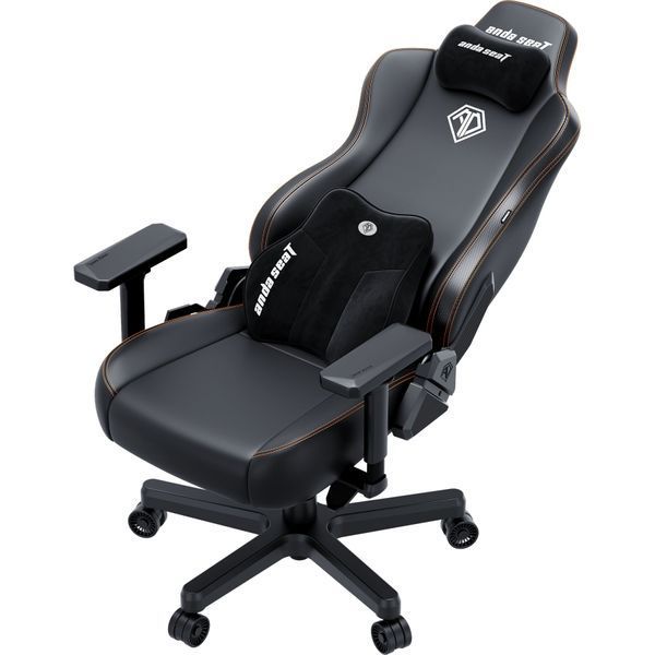 Крісло геймерське Anda Seat Kaiser 3E Black PVC Size XL 000002454 фото