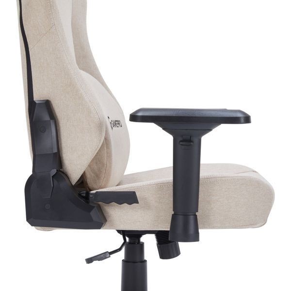 Крісло геймерське GamePro FGC750G Fabric Beige 000001766 фото