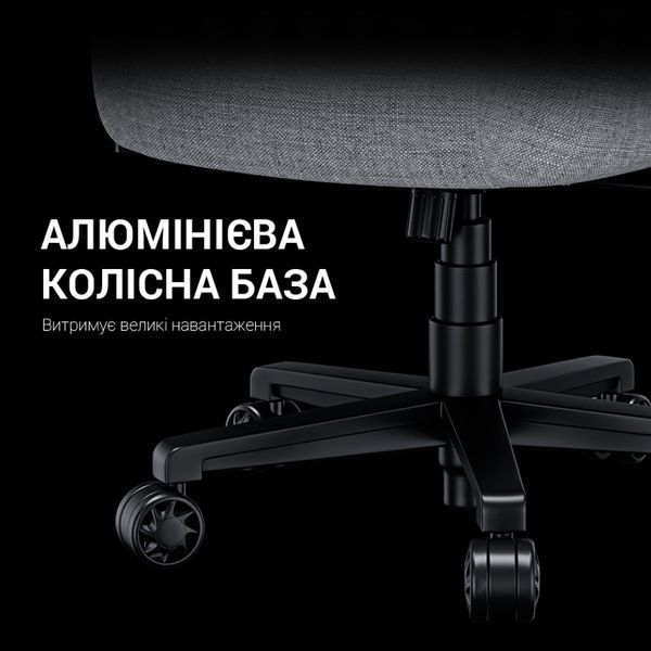 Кресло геймерское Anda Seat Phantom 3 Pro Grey Fabric Size L 000001529 фото