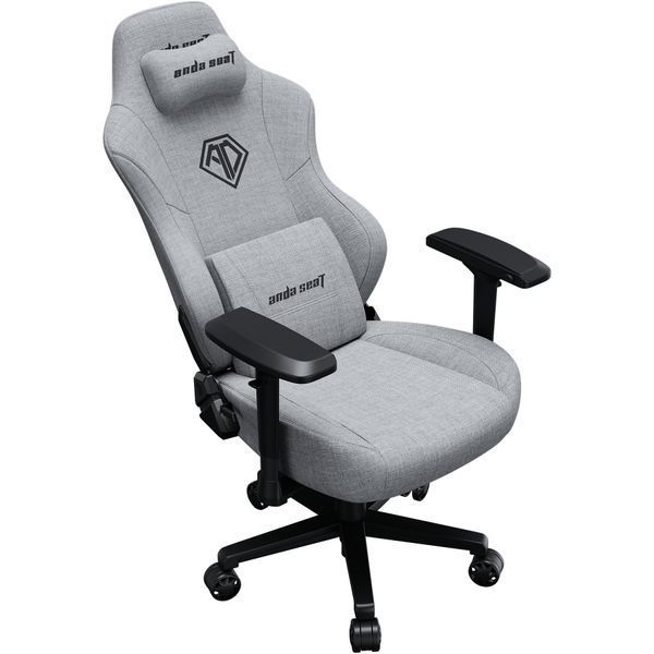 Кресло геймерское Anda Seat Phantom 3 Pro Grey Fabric Size L 000001529 фото