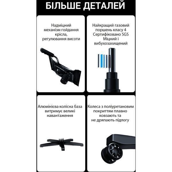 Кресло геймерское Anda Seat Phantom 3 Pro Grey Fabric Size L 000001529 фото