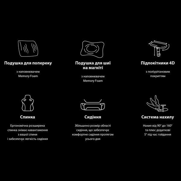 Кресло геймерское Anda Seat Phantom 3 Pro Grey Fabric Size L 000001529 фото