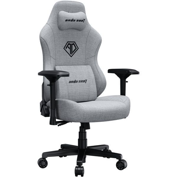 Кресло геймерское Anda Seat Phantom 3 Pro Grey Fabric Size L 000001529 фото