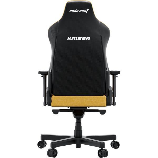 Крісло ігрове Anda Seat Kaiser 3E XL Bright Yellow Fabric 000002679 фото
