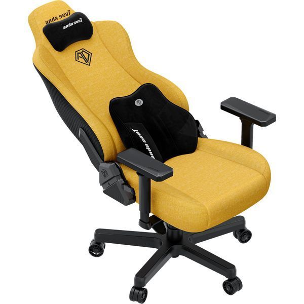Крісло ігрове Anda Seat Kaiser 3E XL Bright Yellow Fabric 000002679 фото