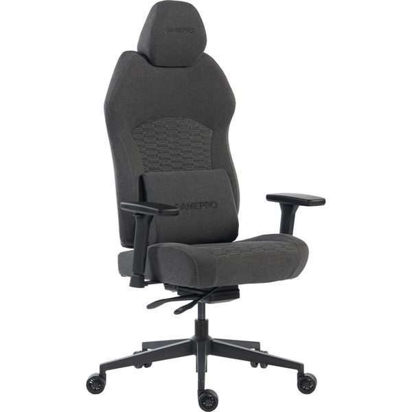 Крісло геймерське GamePro GC760DG Fabric Dark Gray 000002647 фото