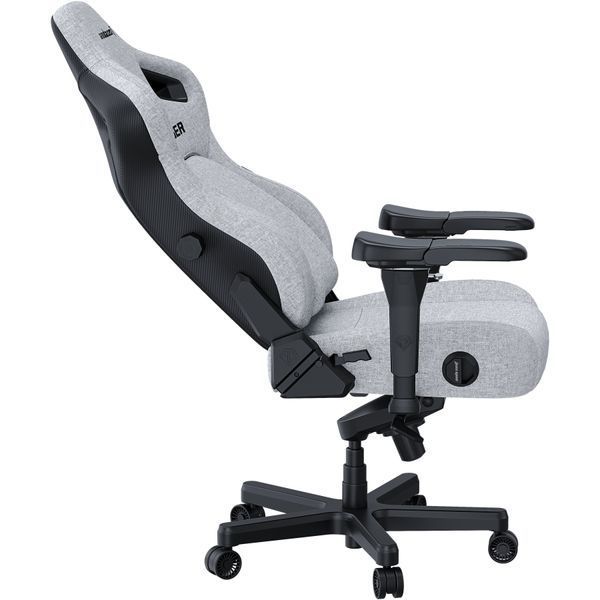 Кресло геймерское Anda Seat Kaiser 4 Grey Fabric Size XL 000001545 фото