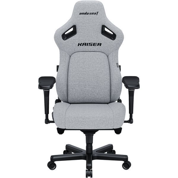 Кресло геймерское Anda Seat Kaiser 4 Grey Fabric Size XL 000001545 фото