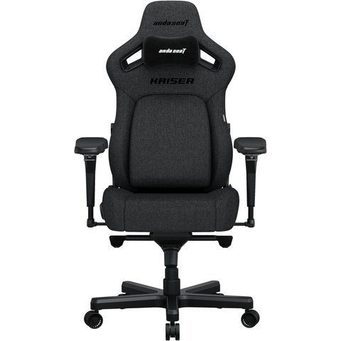 Крісло геймерське Anda Seat Kaiser 4 Dark Grey Fabric Size XL 000001778 фото