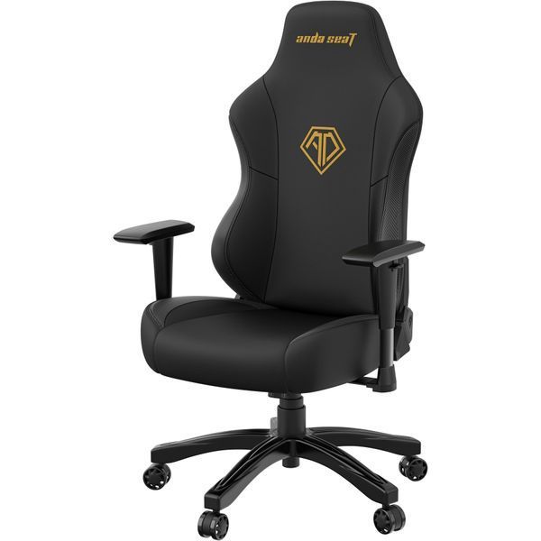 Крісло геймерське Anda Seat Phantom 3 Black/Gold Size L 000000547 фото