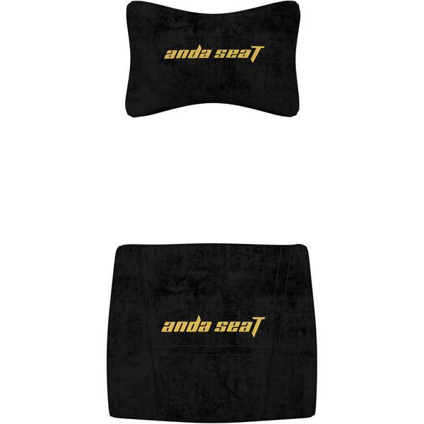 Крісло геймерське Anda Seat Phantom 3 Black/Gold Size L 000000547 фото