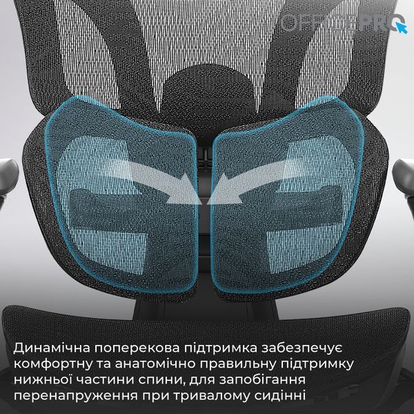 Крісло офісне OfficePro Elite OC950B Black 000002451 фото