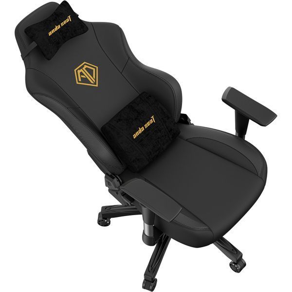 Крісло геймерське Anda Seat Phantom 3 Black/Gold Size L 000000547 фото